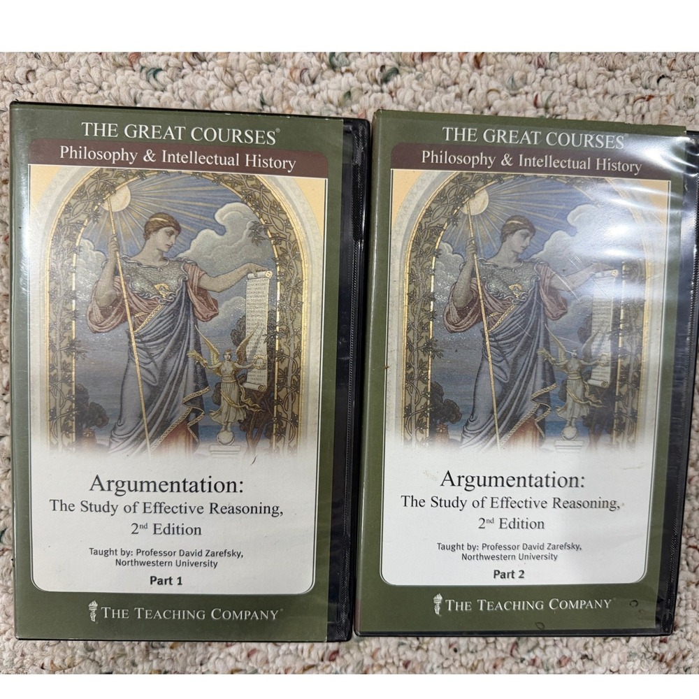 The Great Courses Argumentation Study of Effective Reasoning 2nd Ed 12 CDs Set
